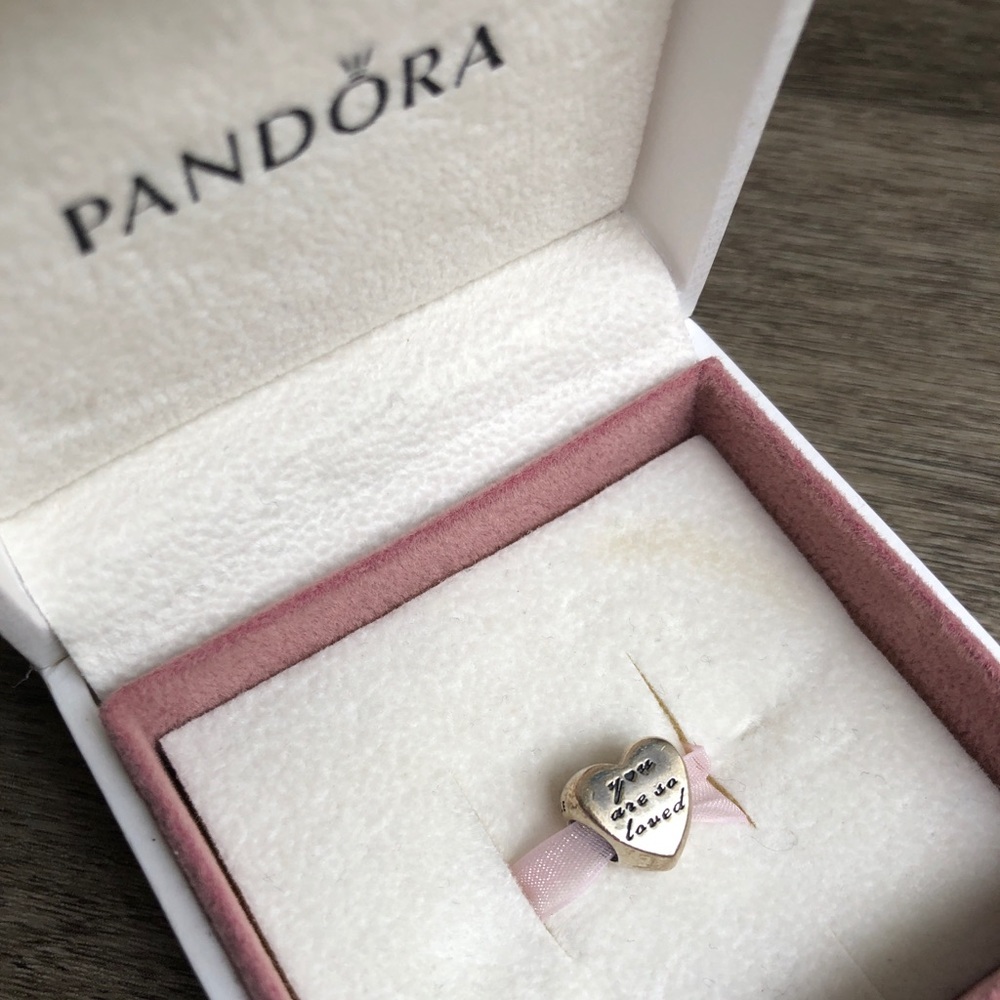 Pandora ‘You are so loved’ Heart Charm